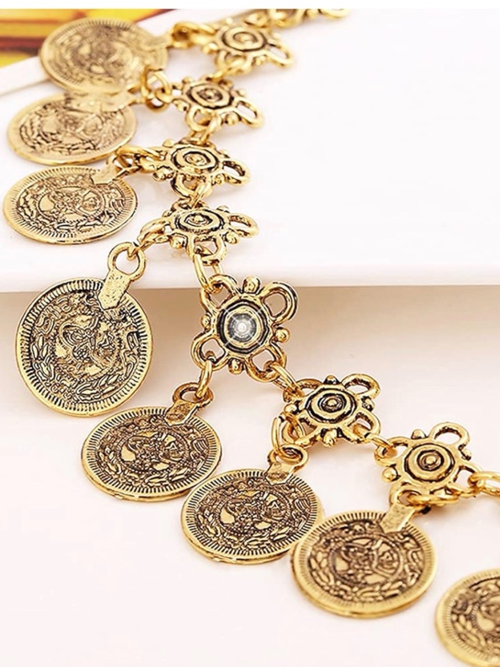Adjustable Charming Bohemian Coins Bracelet Summer